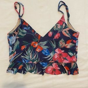 Kortni Jeane scoop back floral top